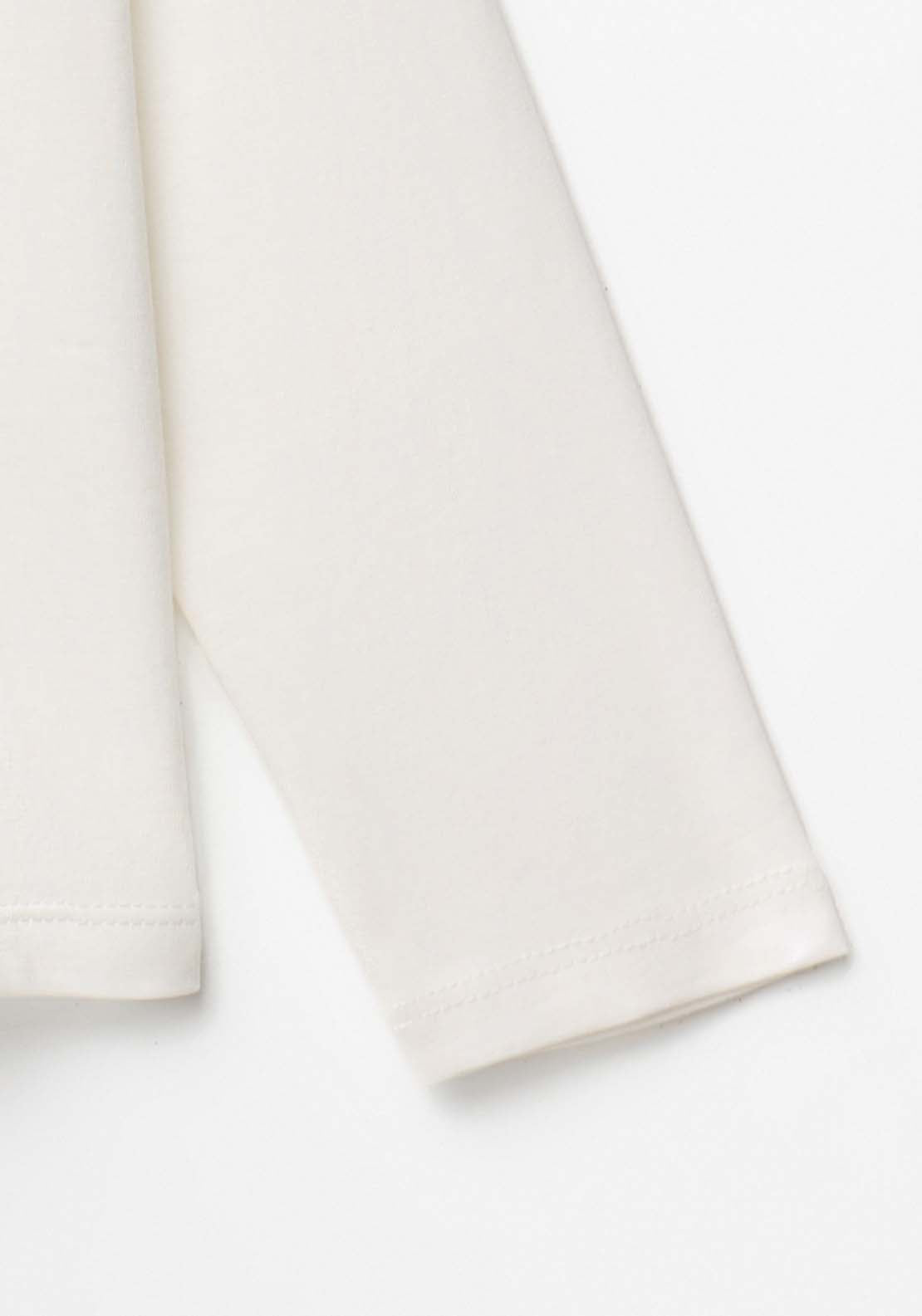 Cool Cat Long-Sleeved T-Shirt - Cream