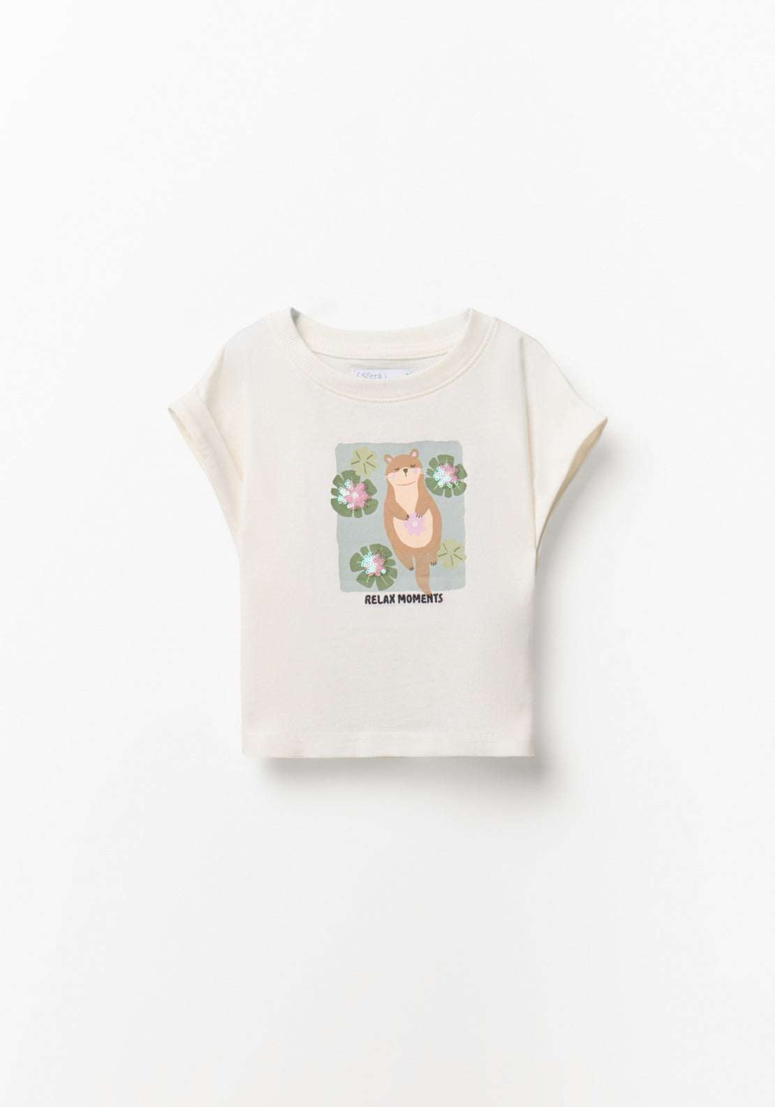 Otter T-shirt - Cream