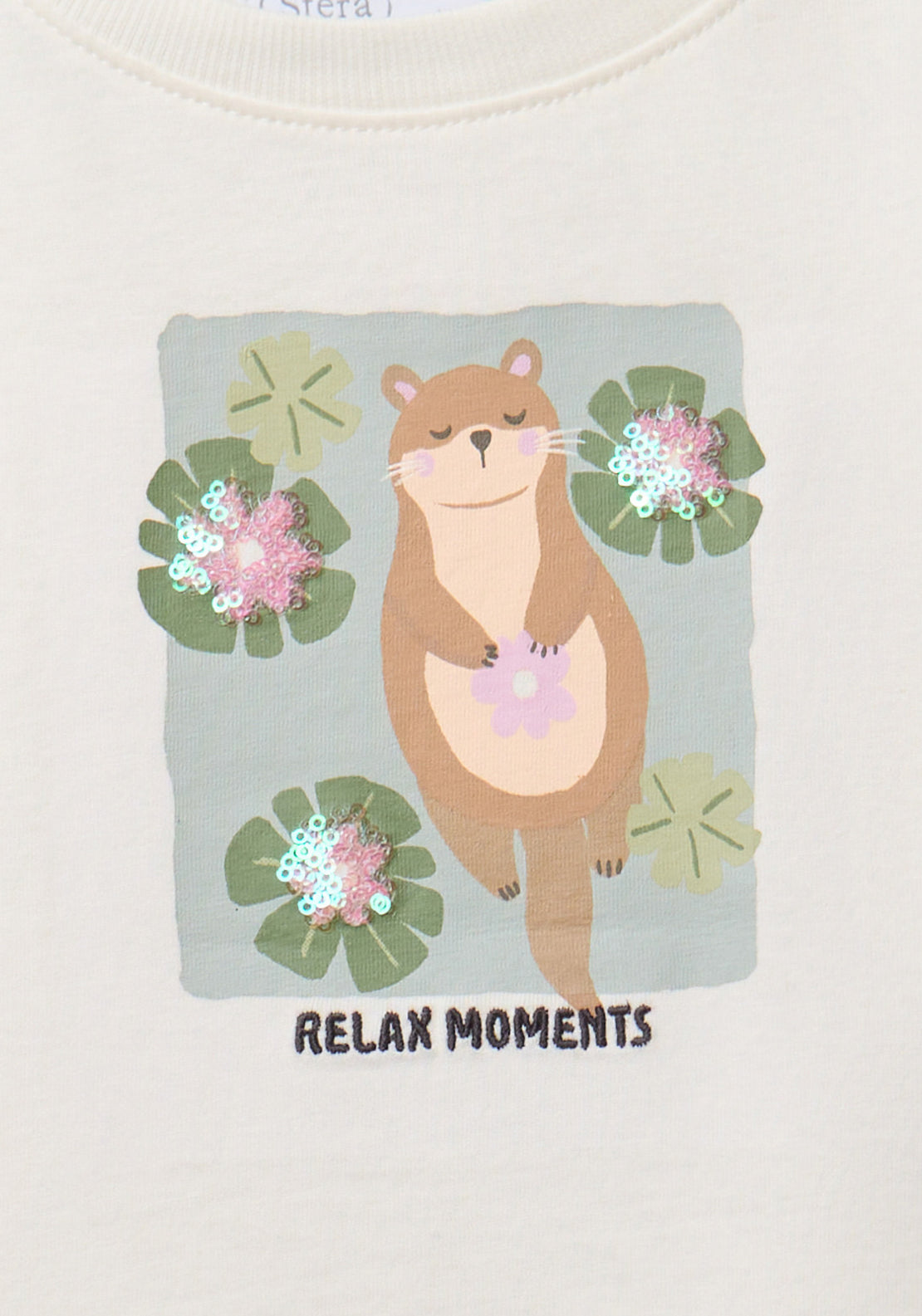 Otter T-shirt - Cream