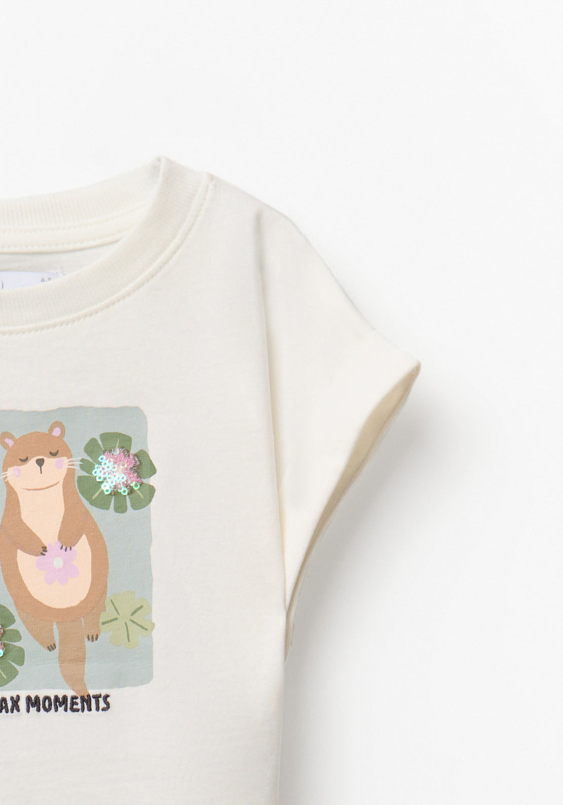 Otter T-shirt - Cream