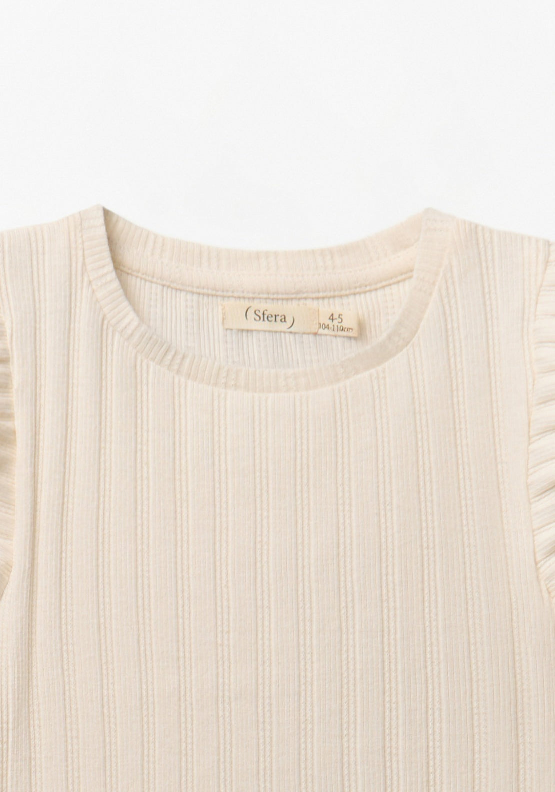 Rib-Knit Top - Cream