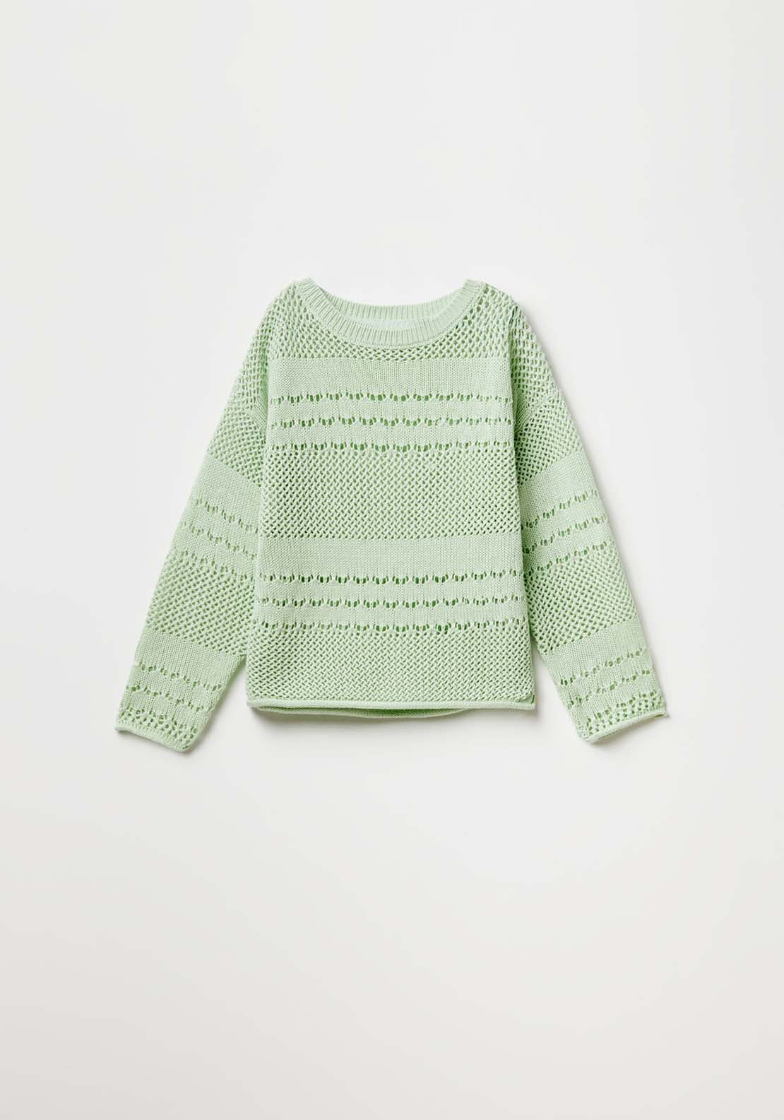 Sfera Baby girl openwork sweater - Green Light 4 Shaws Department Stores