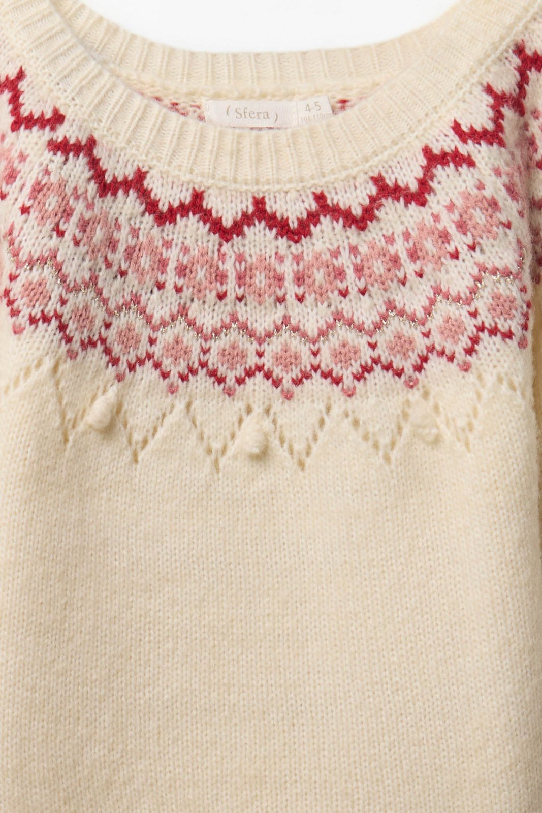 Sfera Alpine Sweater - Cream 2 Shaws Department Stores