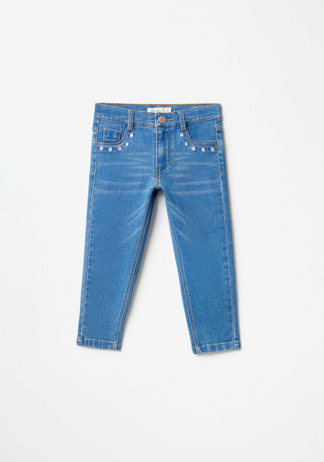 Sfera Denim Jeans With Design Pockets - Blue 1 Shaws Department Stores