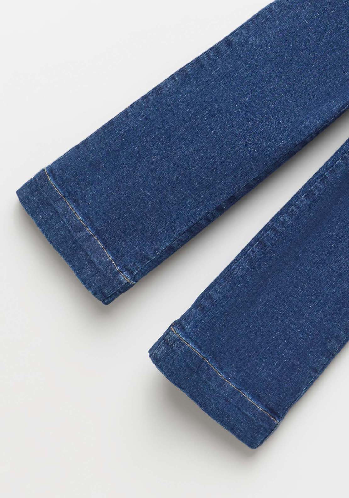 Embroidered Marine Jeans - Blue