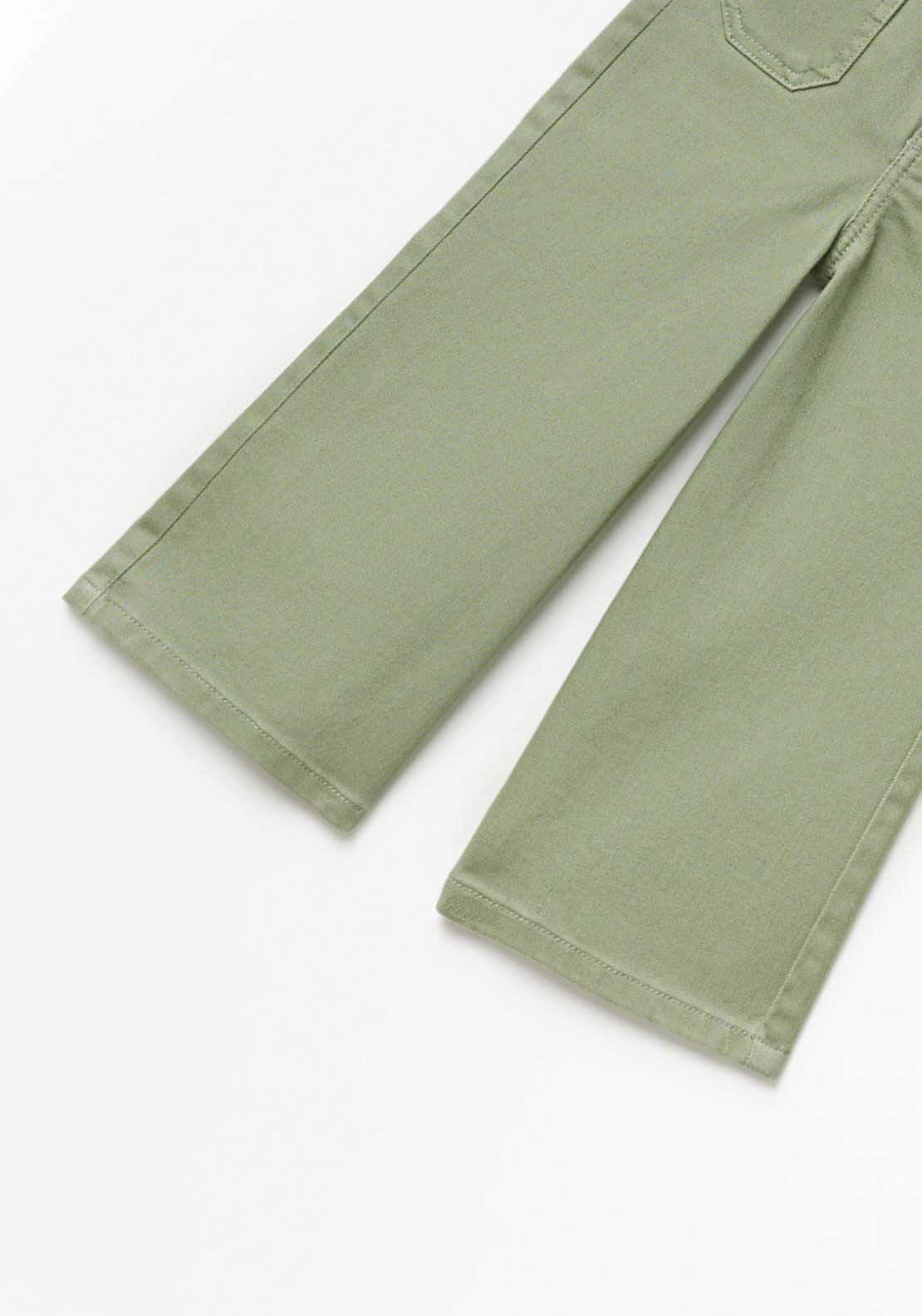 Sfera Wide Leg Jeans - Green 2 Shaws Department Stores