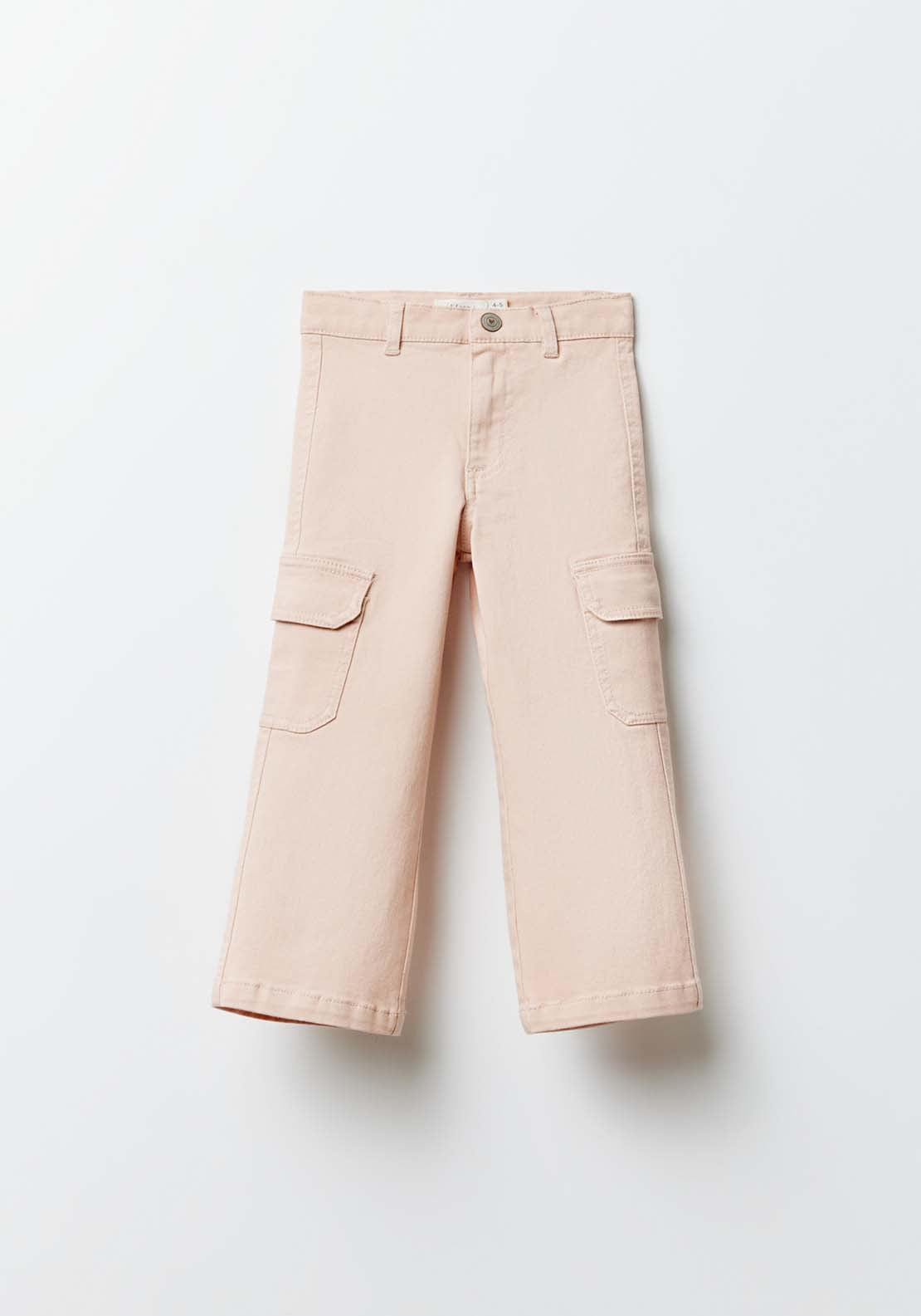 Sfera Denim cargo trousers - Pink Light 4 Shaws Department Stores
