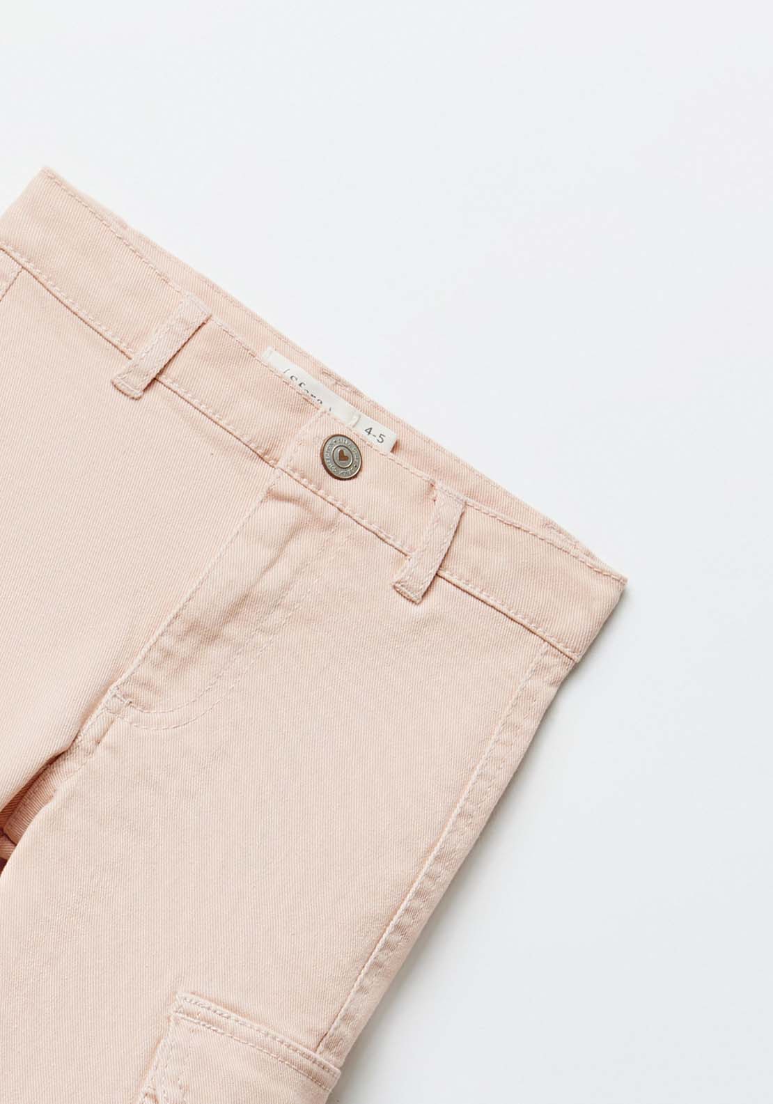 Sfera Denim cargo trousers - Pink Light 7 Shaws Department Stores
