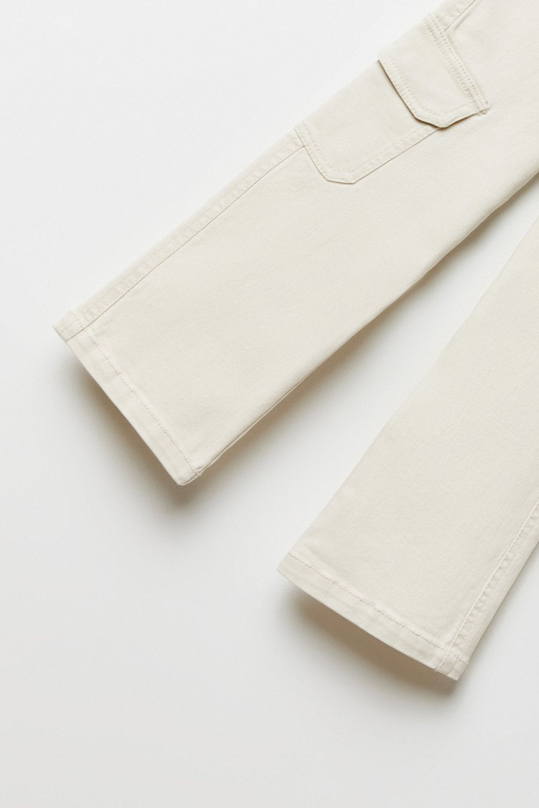Sfera Denim cargo trousers - Cream 4 Shaws Department Stores