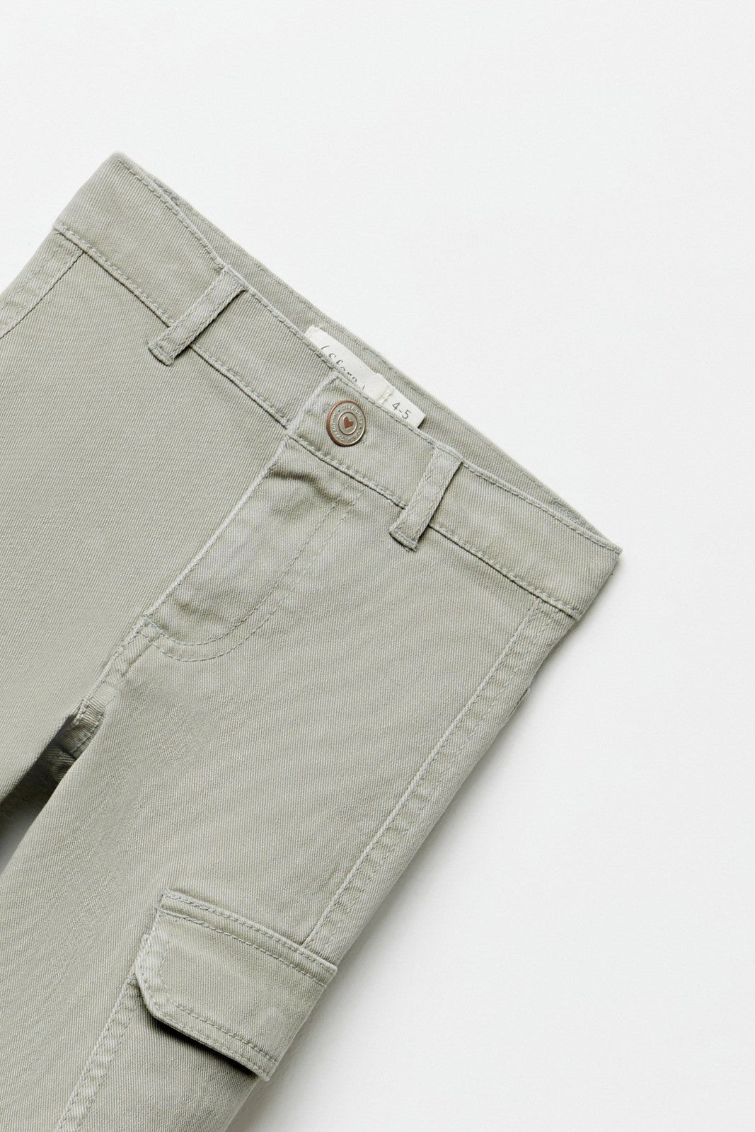 Sfera Denim cargo trousers - Green 2 Shaws Department Stores