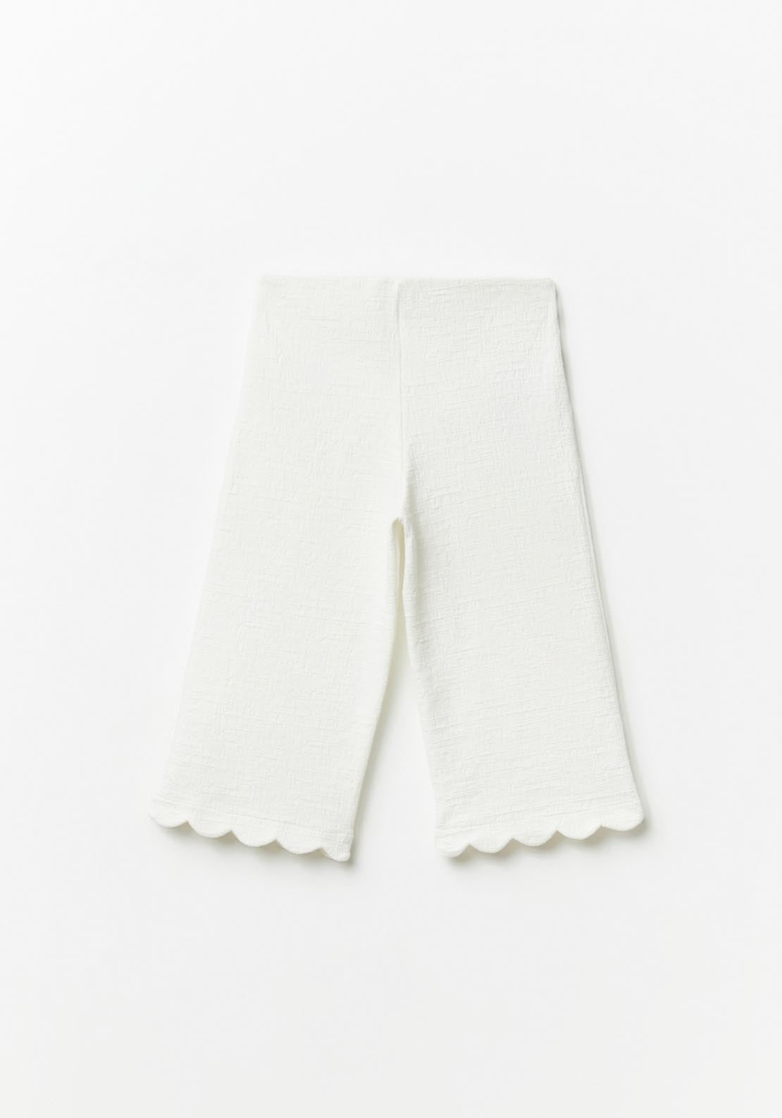 Sfera Textured pants - White 3 Shaws Department Stores