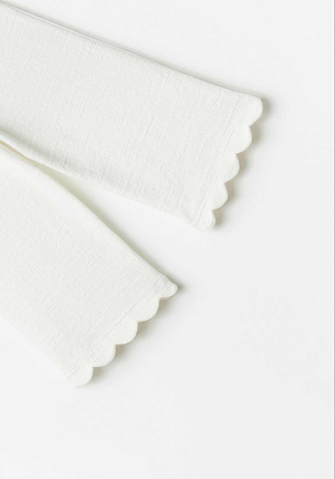Sfera Textured pants - White 1 Shaws Department Stores