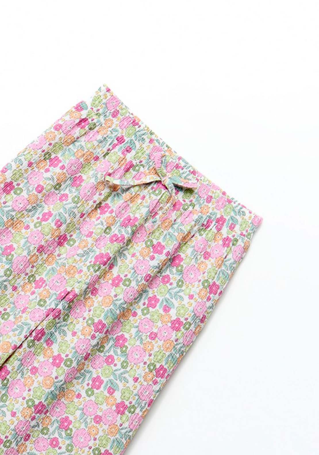 Printed Trousers - Cream Ivory