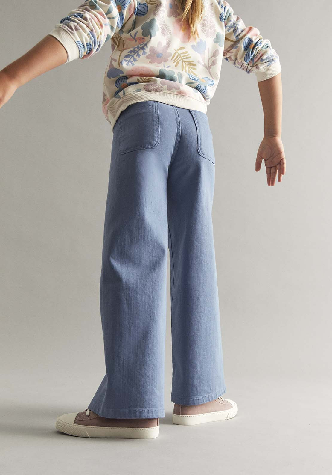 Bell Bottom Pants - Blue