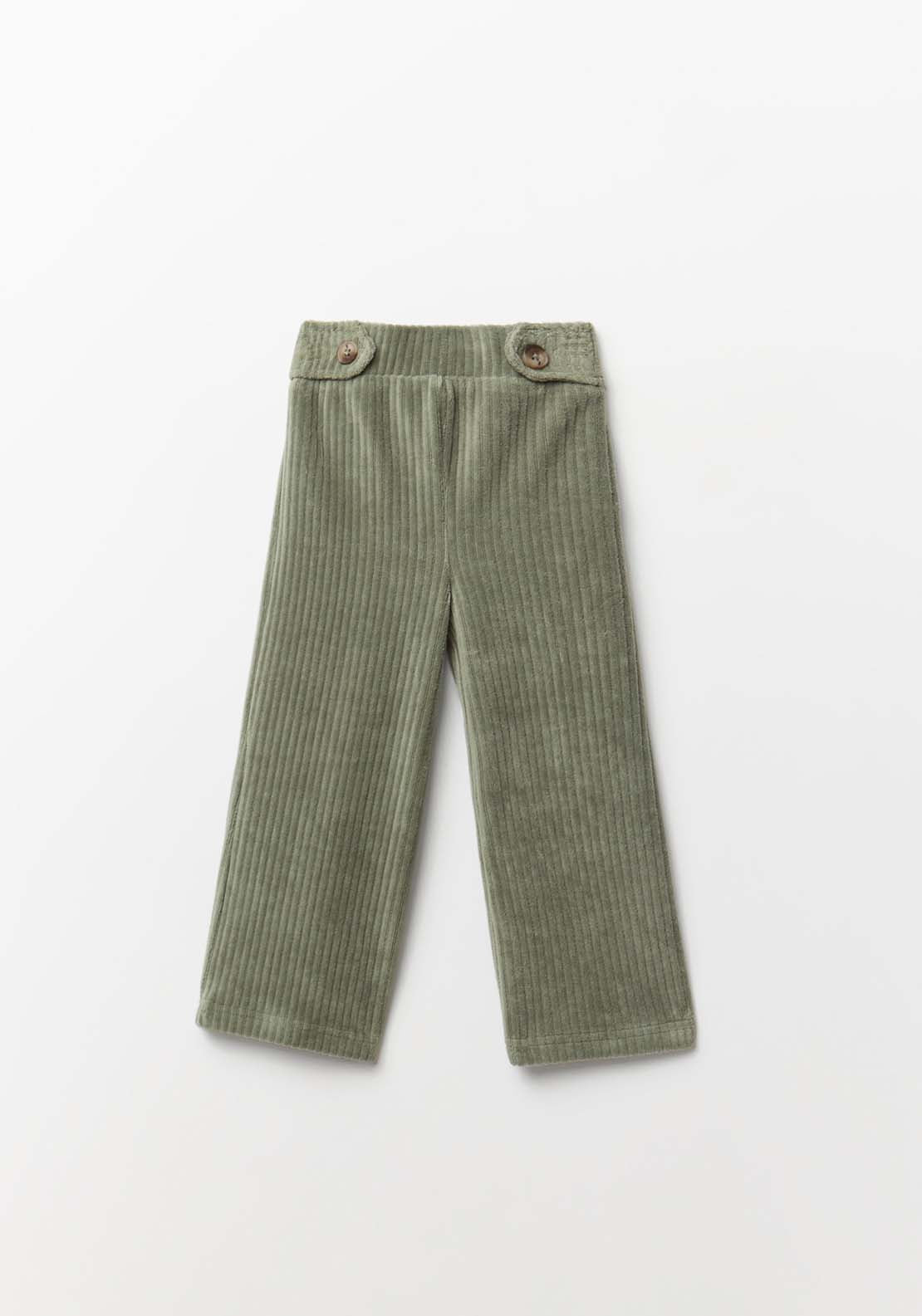 Wide Leg Trouser - Green