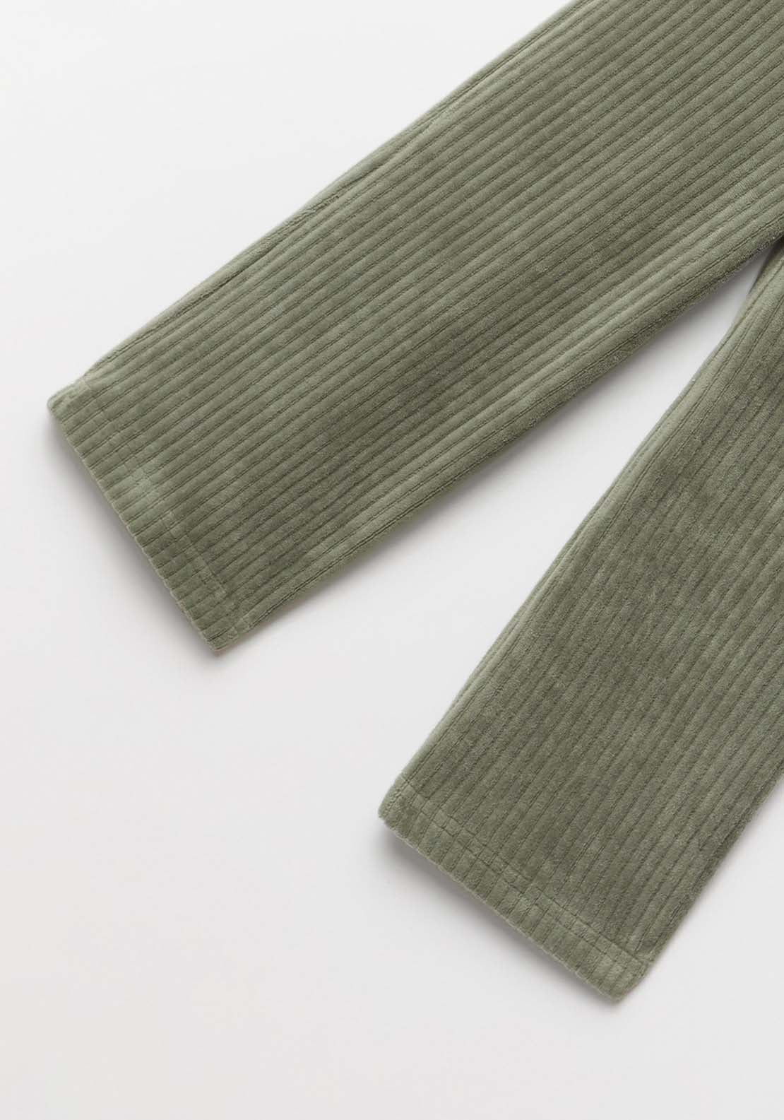 Wide Leg Trouser - Green