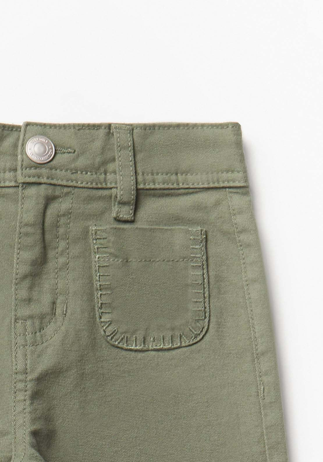 Cotton Trousers - Green