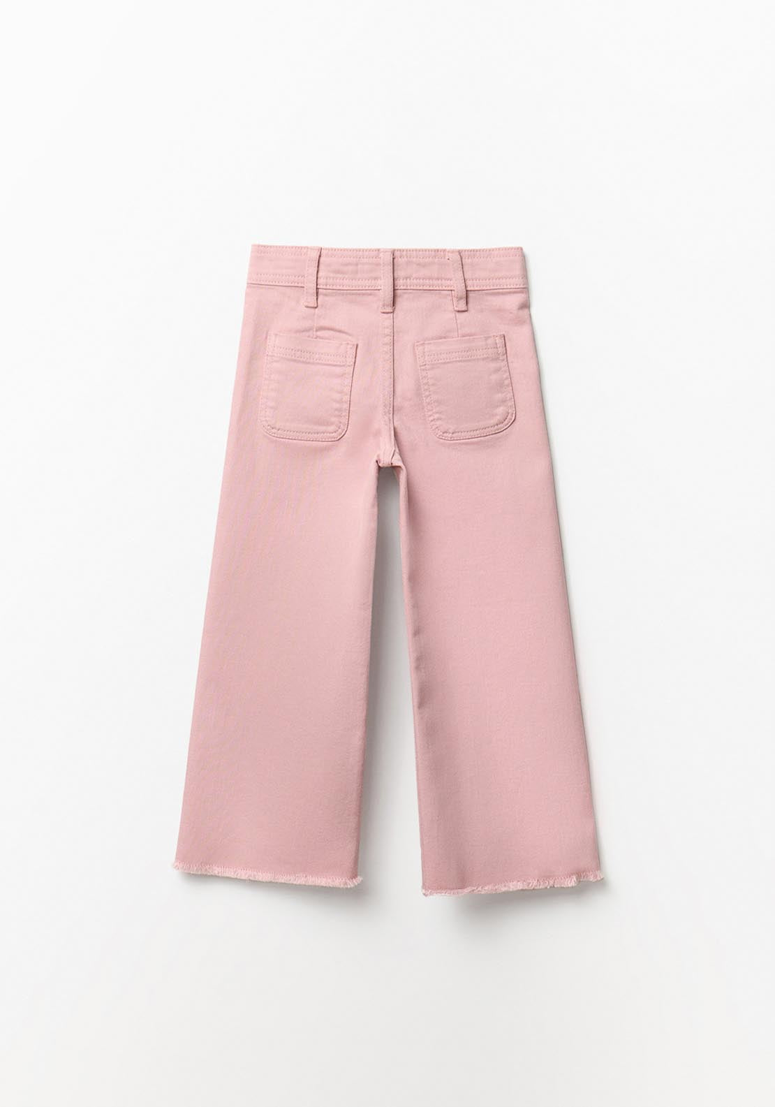 Straight Leg Trousers - Pink