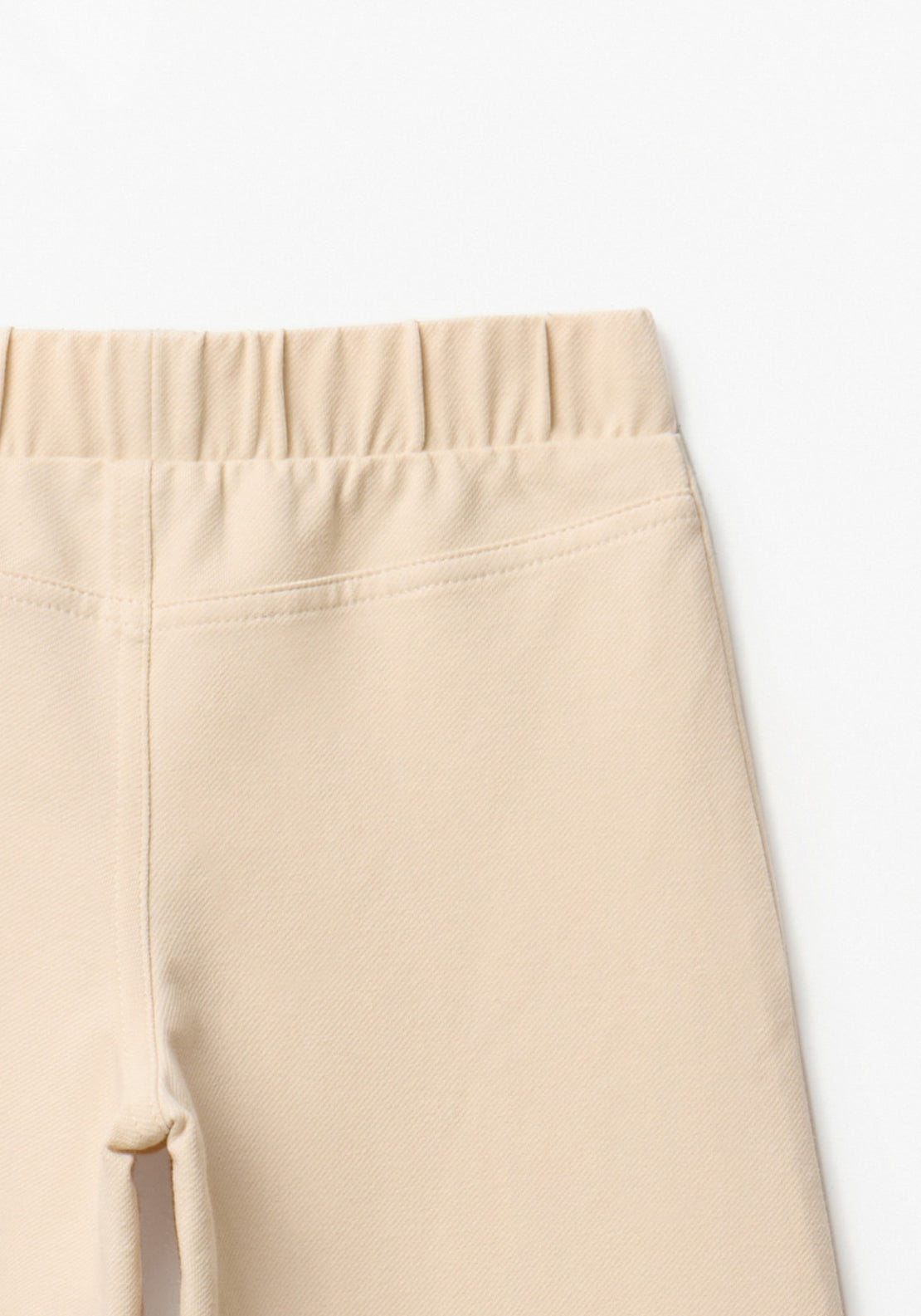 Marine Denim Trousers - Cream