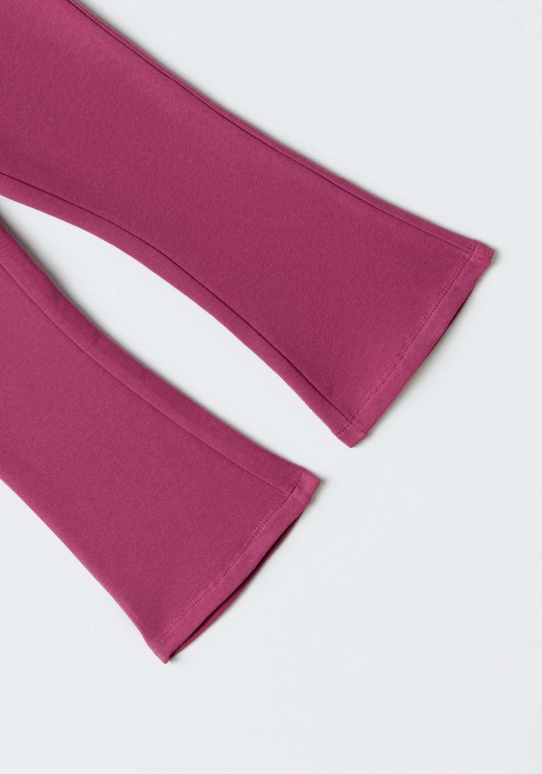 Sfera Girls Plush flared trousers - Plum 2 Shaws Department Stores