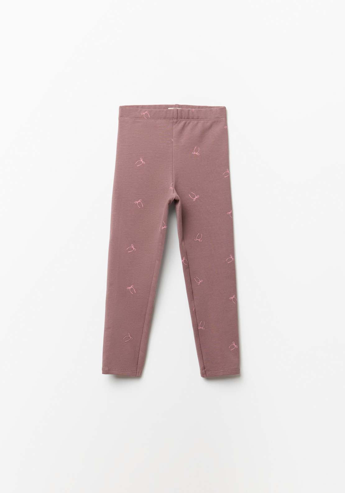 Purple Fleece Leggings - Purple