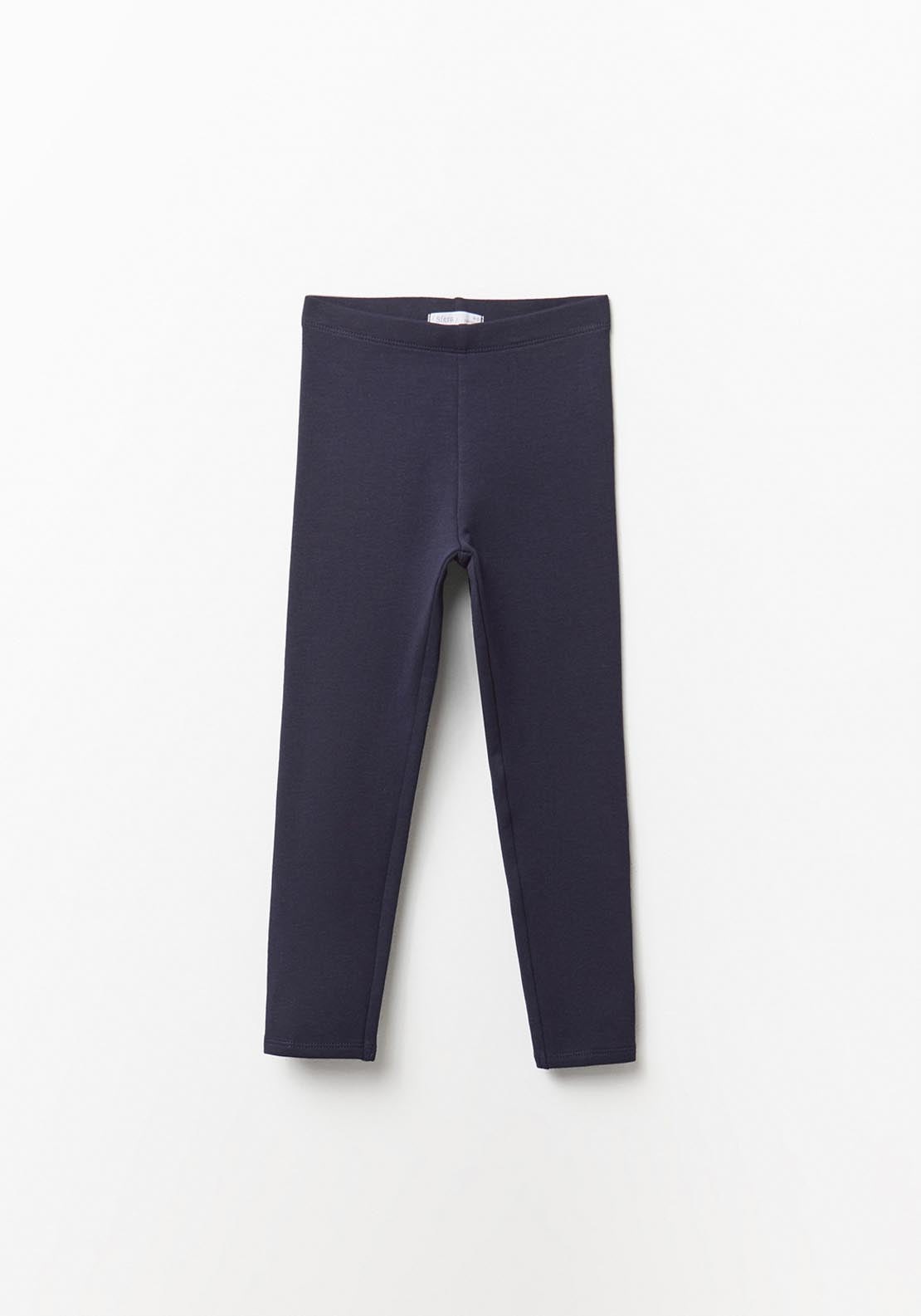 Plain Terry Leggings - Blue