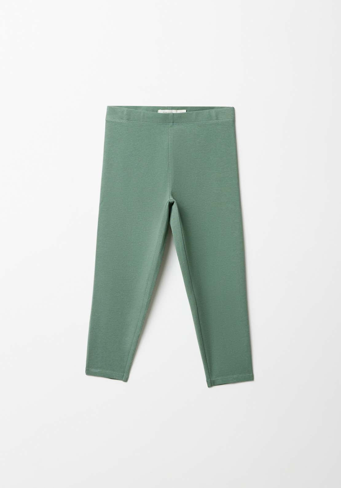Sfera Girl Plain Leggings - Green 1 Shaws Department Stores
