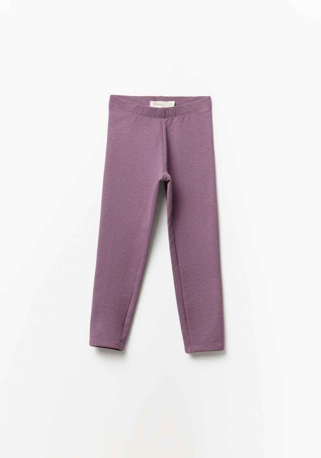 Elephant Print Fleece Set - Purple