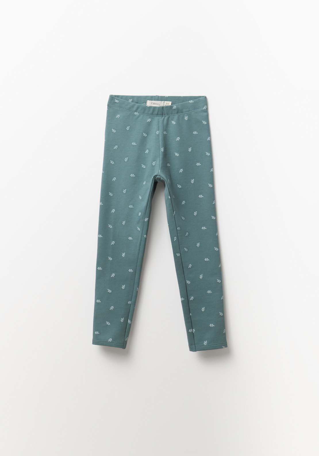 Printed Fleece Set - Green