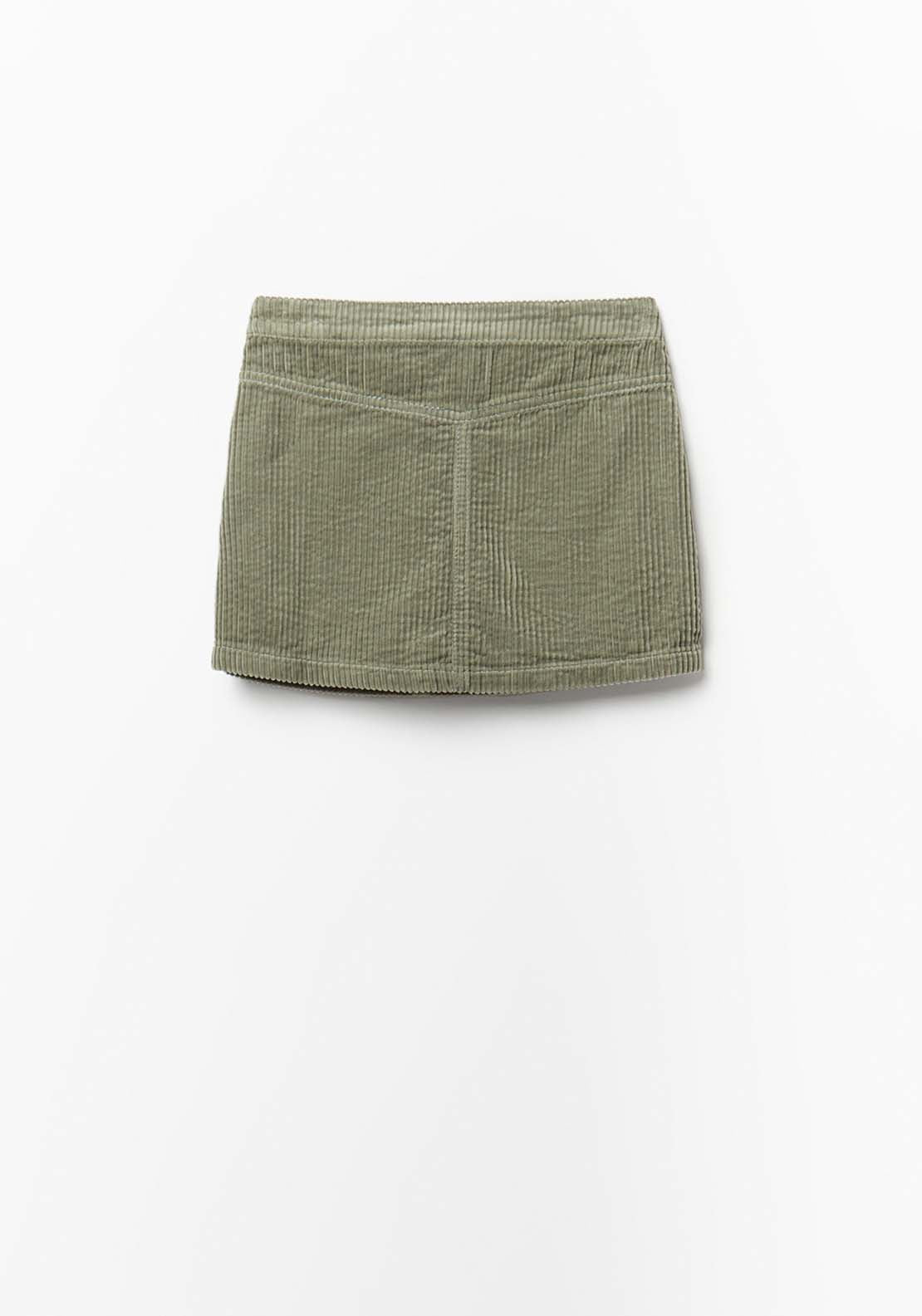 Corduory Skirt - Green