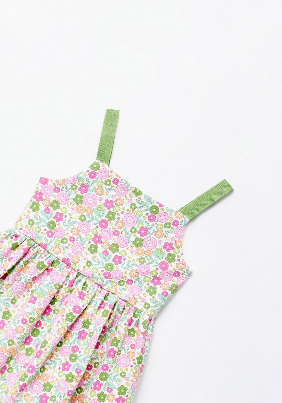Sfera Structured Floral Print dress - Cream Ivory 1 Shaws Department Stores