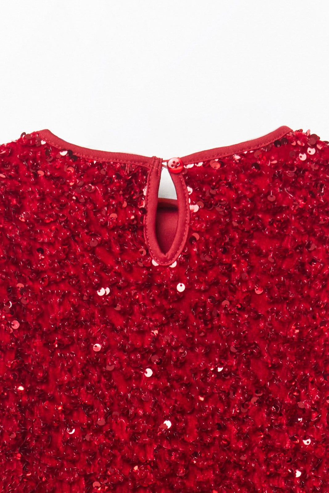 Sfera Sequin Dress - Red 3 Shaws Department Stores