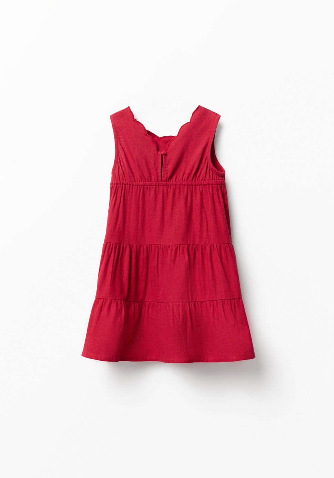 Fit-And-Flare Dress - Red