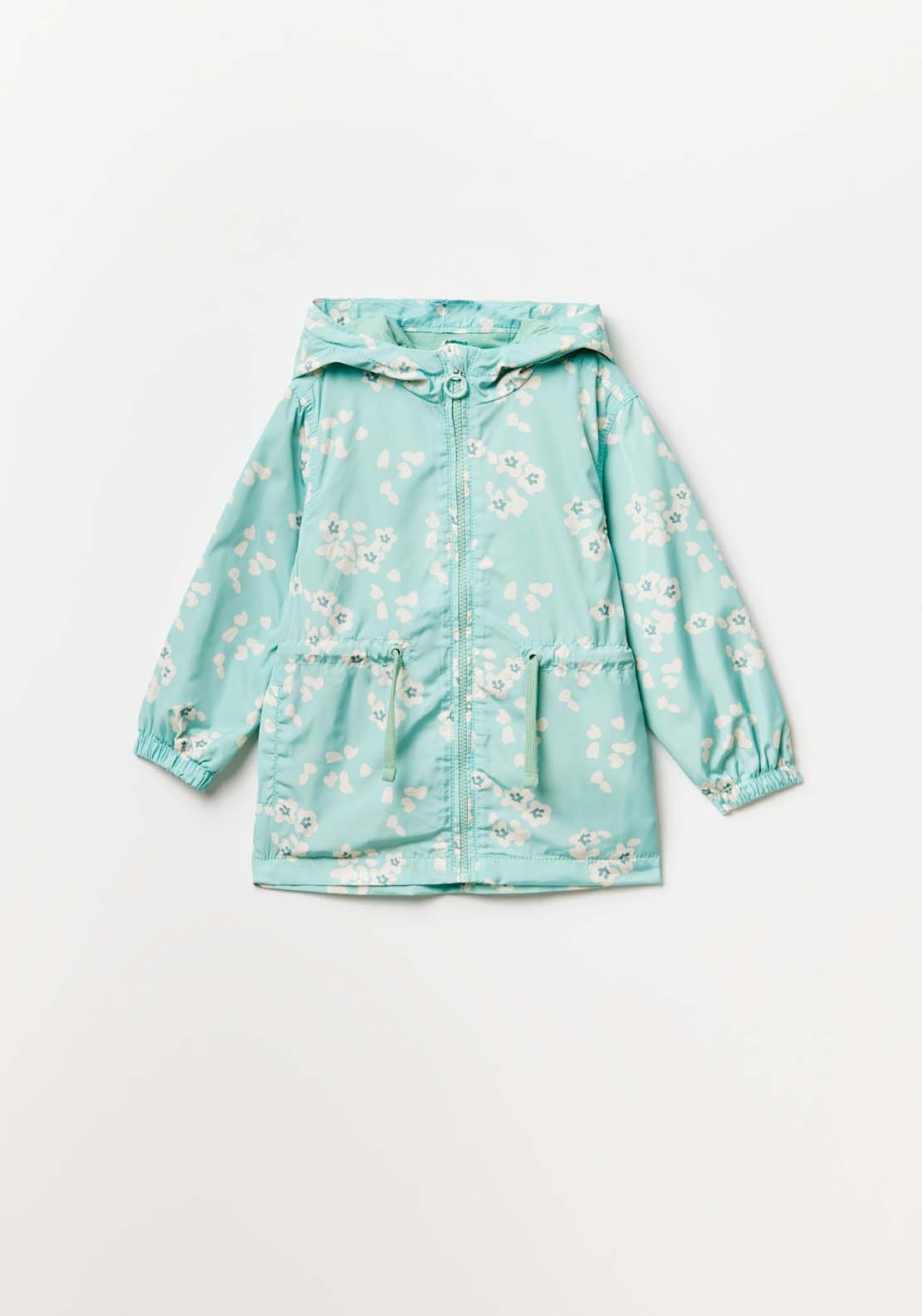 Sfera Flowers raincoat - Green 1 Shaws Department Stores