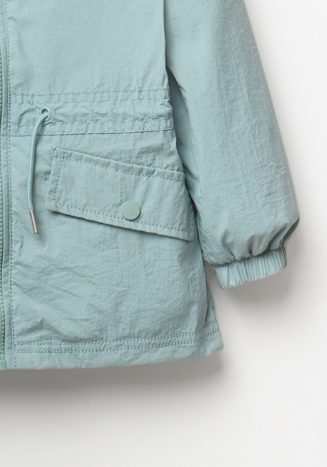 Hooded Raincoat - Green