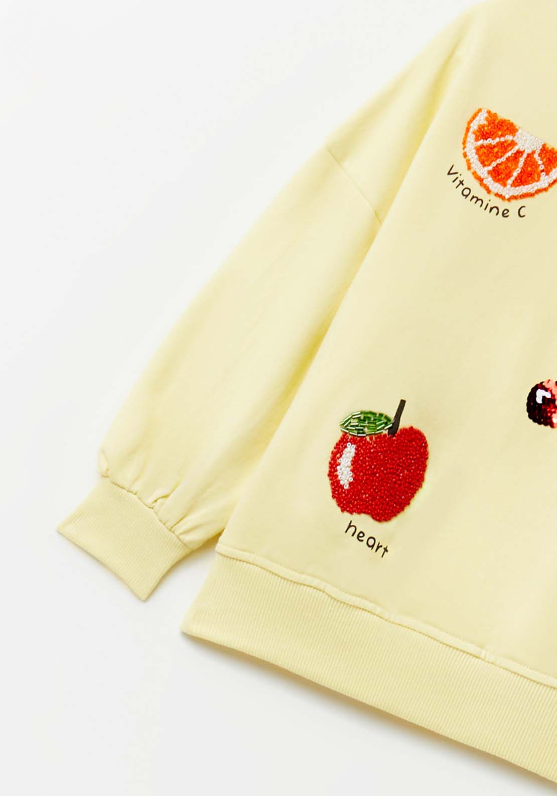 Sfera Yellow Fruit Sweatshirt - Yellow 6 Shaws Department Stores