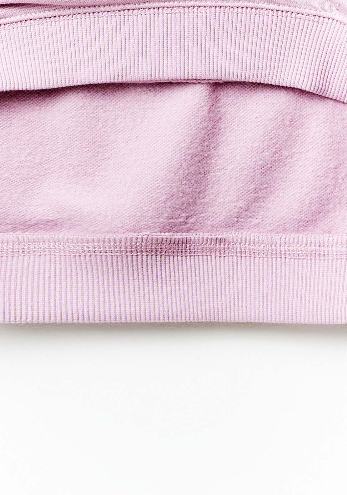 Sfera Long Sleeve Floral Sweatshirt - Purple Light 4 Shaws Department Stores
