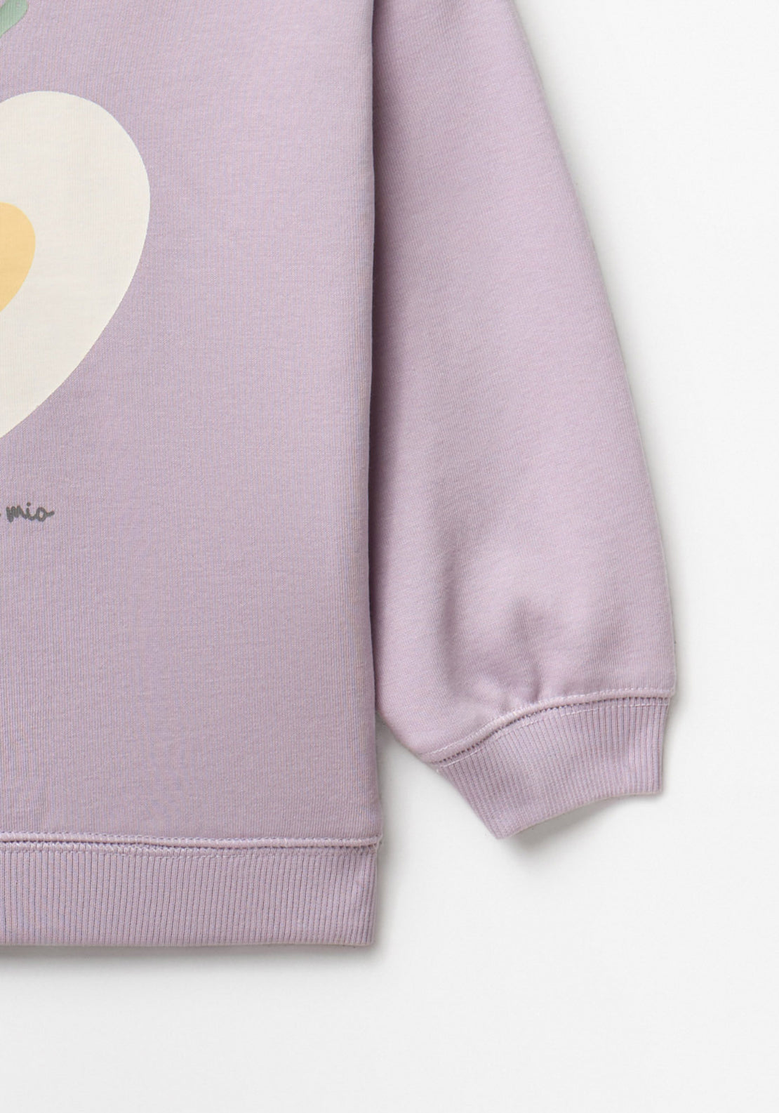 Printed Sweatshirt - Purple
