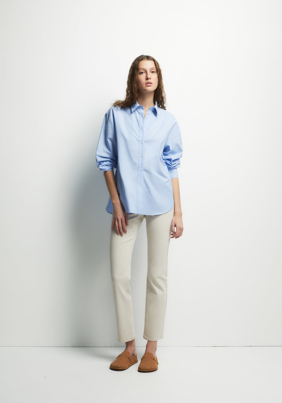 Slim Straight Jeans - Ice