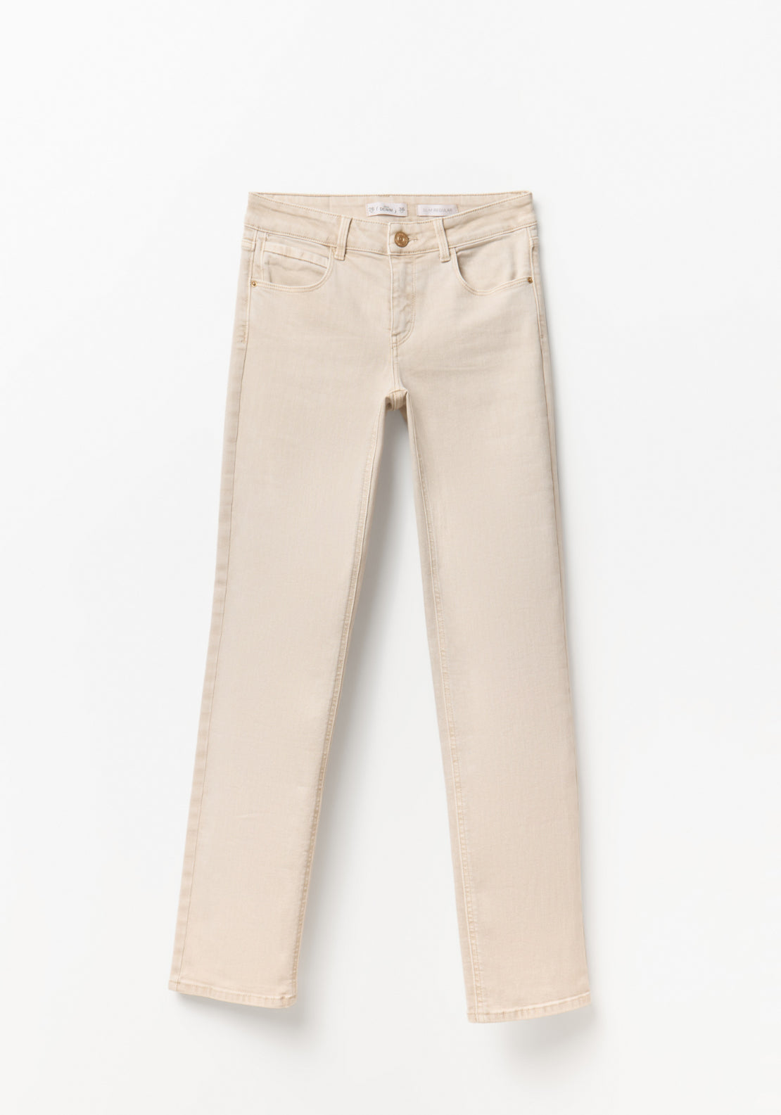Slim Straight Jeans - Ice