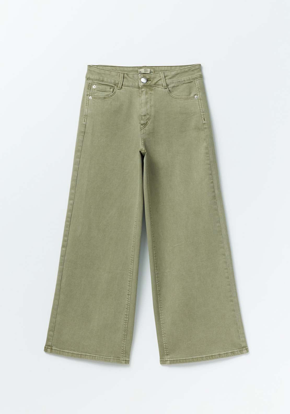 Sfera Culotte jeans - Khaki 6 Shaws Department Stores