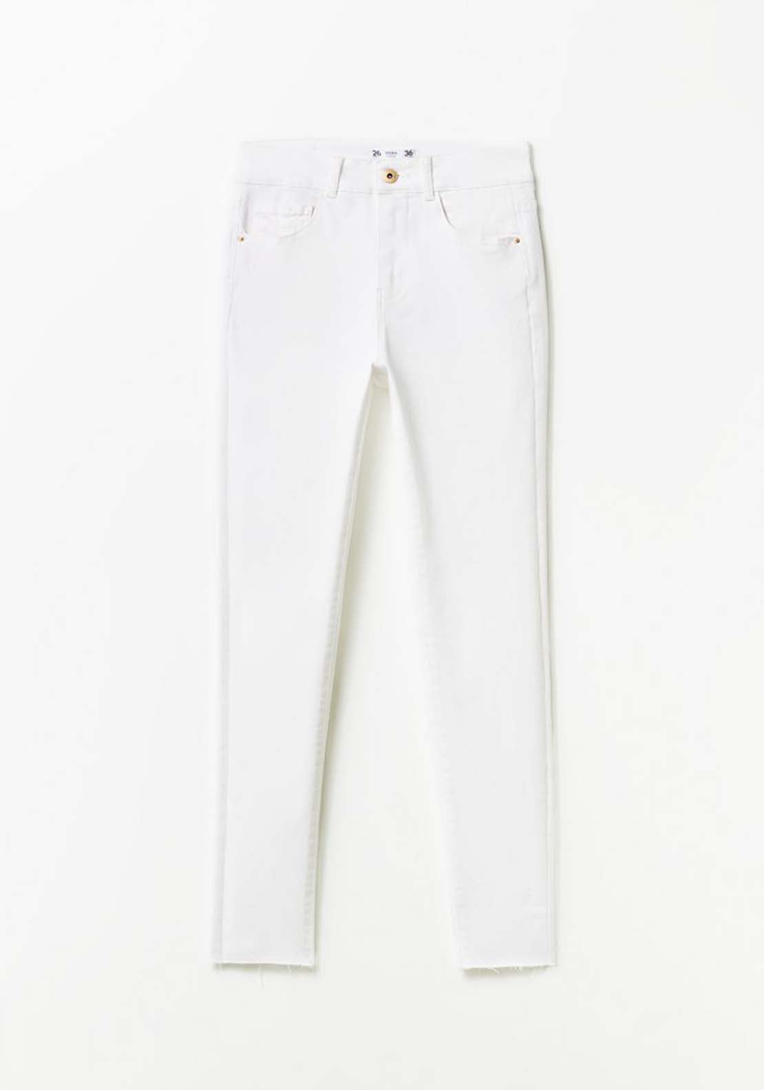 Sfera Ultra Slim High Rise Jeans - White 4 Shaws Department Stores