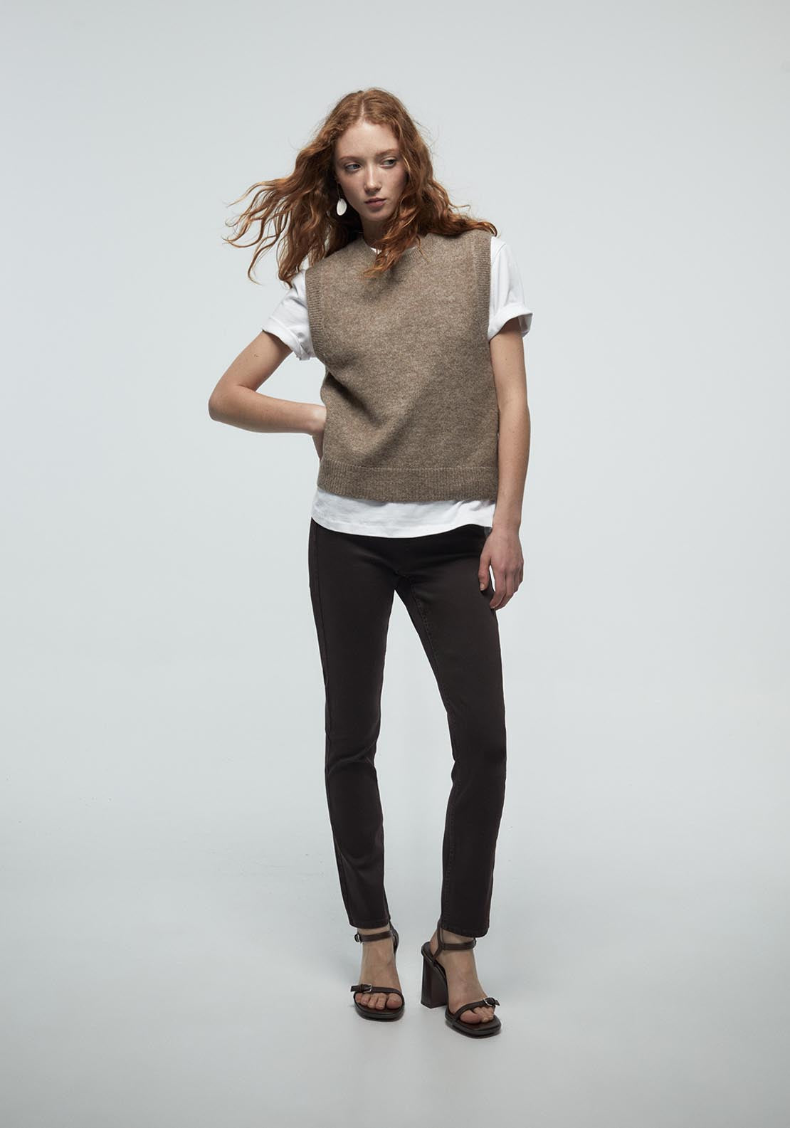 Sfera High Rise Jeans - Brown 1 Shaws Department Stores