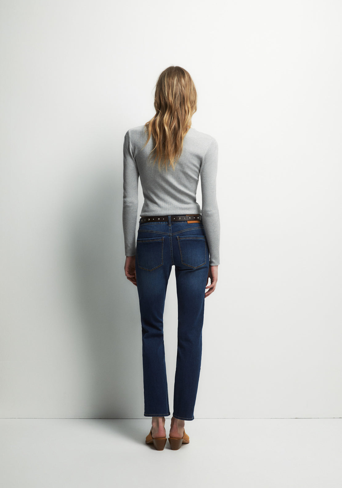 Sfera Slim Straight Jeans With Zip Fastening - Denim 2 Shaws Department Stores