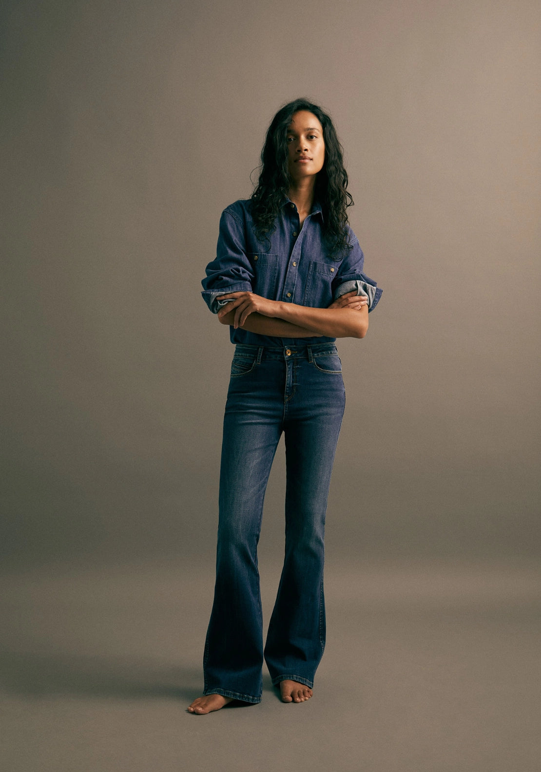 Bootcut Jeans - Denim