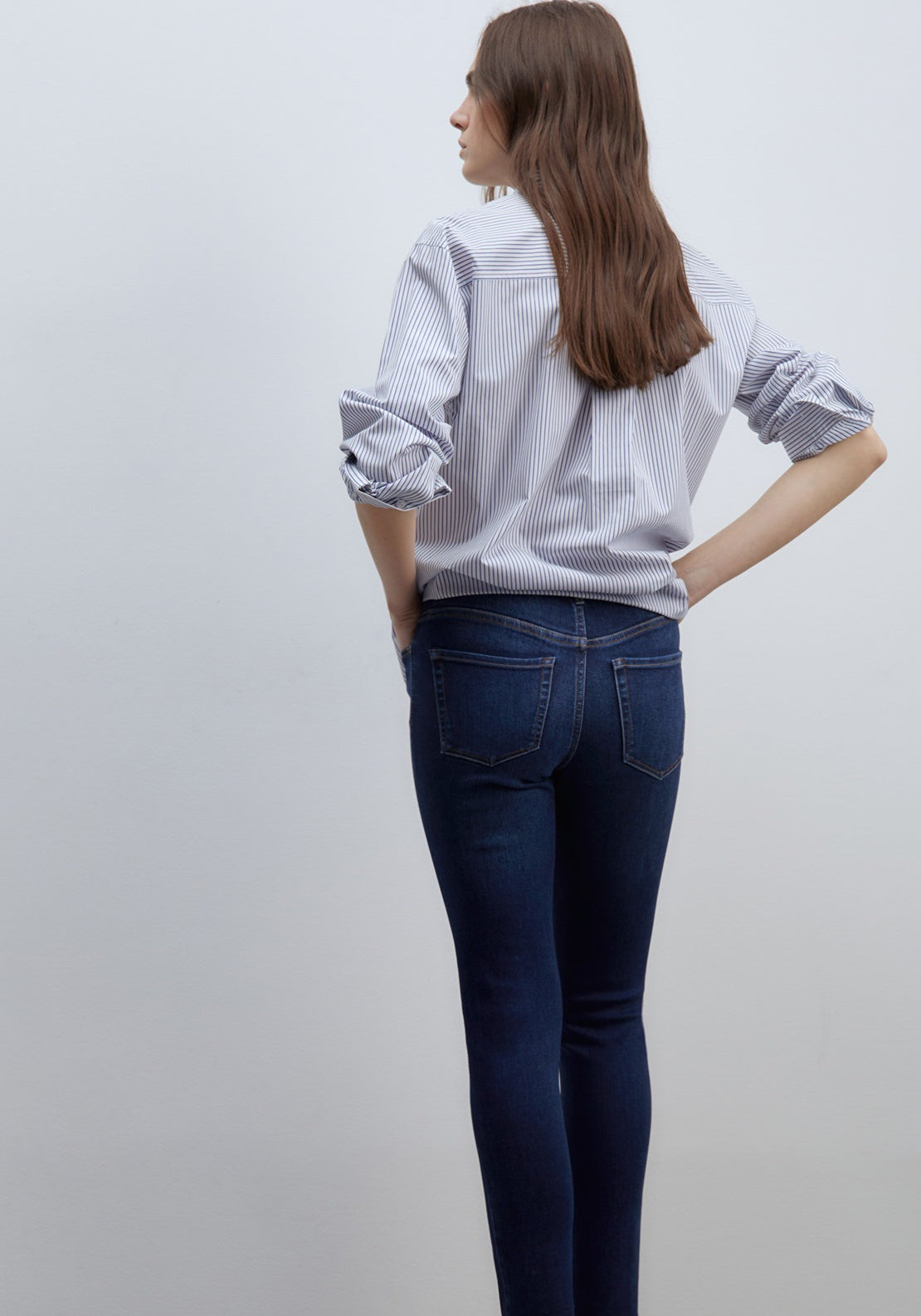 Sfera High-Rise Jeans - Green Washed 2 Shaws Department Stores