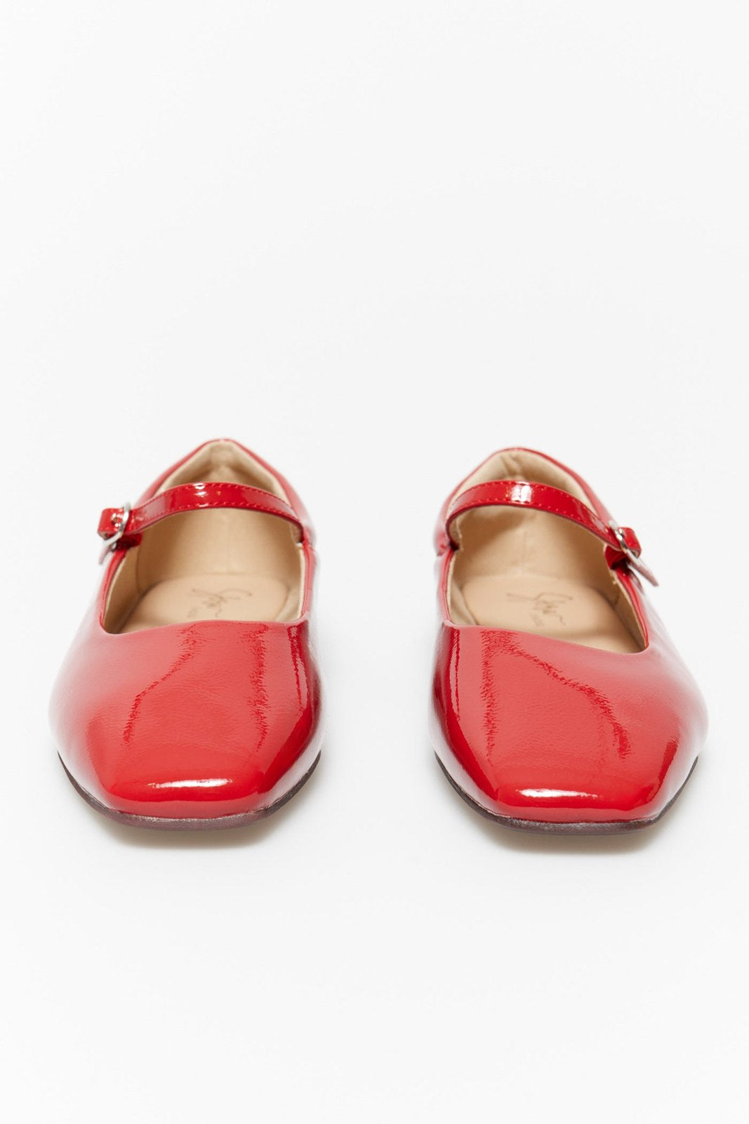 Sfera Patent Leather Espadrilles - Red 4 Shaws Department Stores