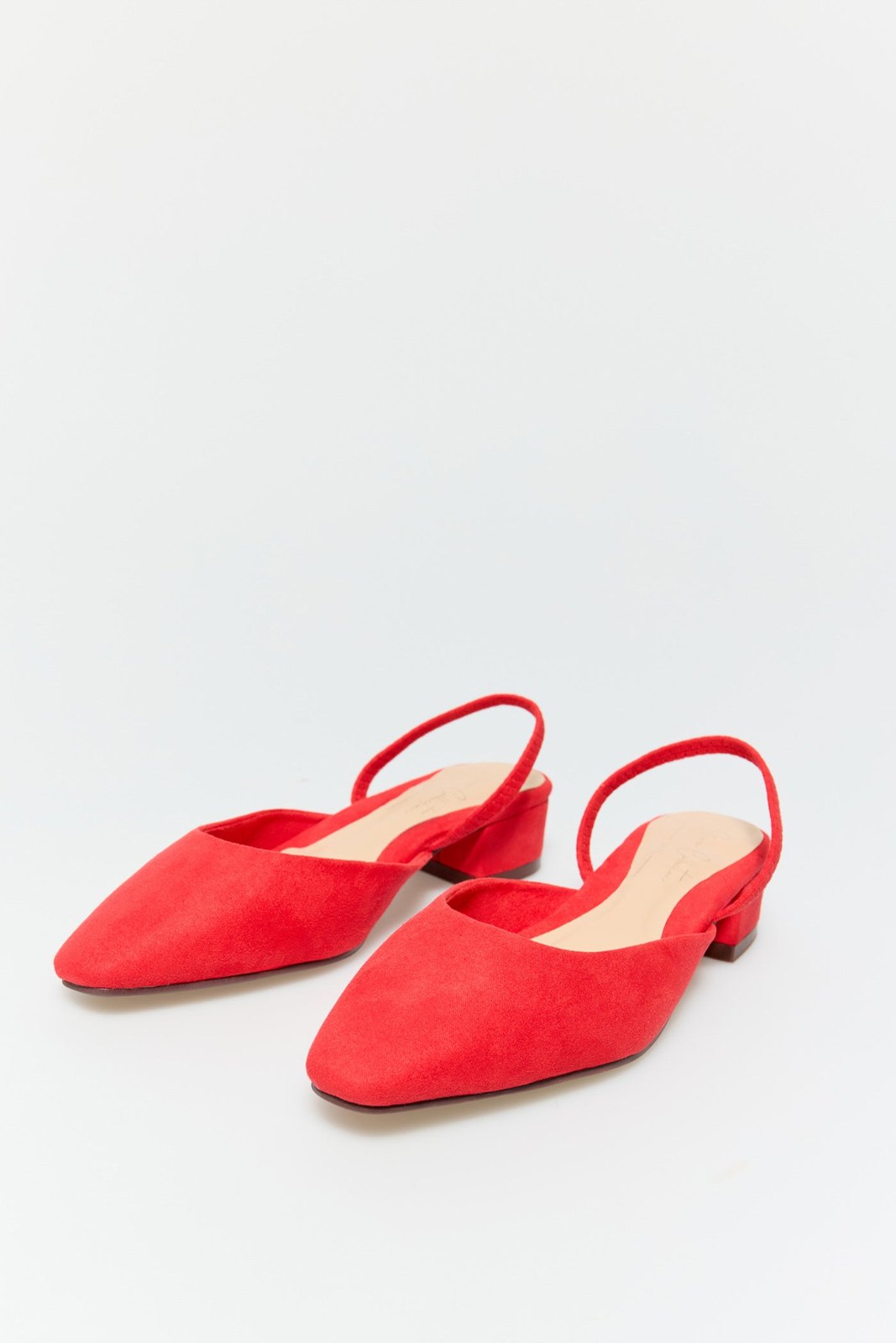 Sfera Flat Slingback Elastic - Red 2 Shaws Department Stores