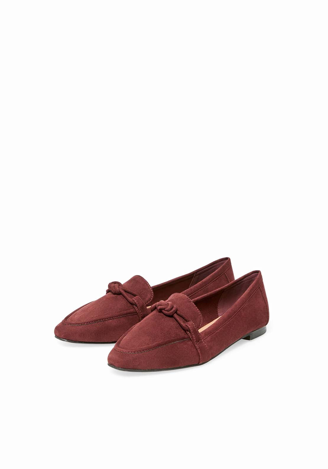 Special Bow Slippers - Wine