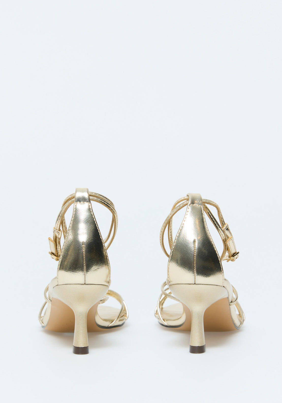 Sfera Sand Knotted Heel - Gold 2 Shaws Department Stores